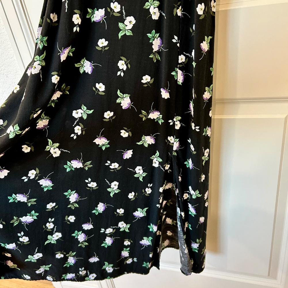 Loft Ruffle Strap Midi Dress - Picture 8 of 9